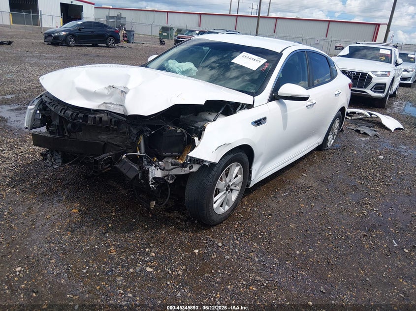 Vin: 5xxgt4l3xhg166992, lot: 45843841, kia optima lx 20172