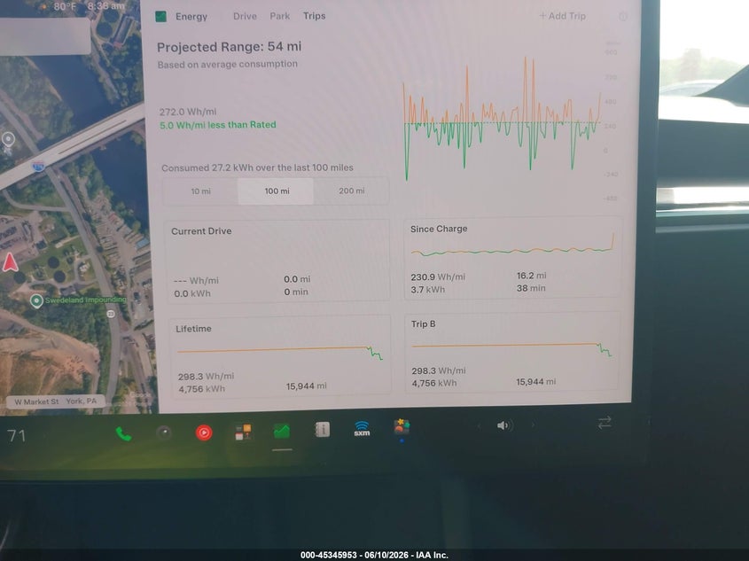 2023 Tesla Model X Dual Motor All-Wheel Drive/Standard Range VIN: 7SAXCDE58PF419195 Lot: 45345953