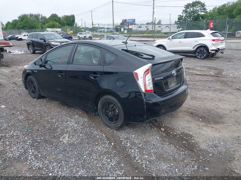 Vin: jtdkn3du7c5406860, lot: 45843936, toyota prius three 20123