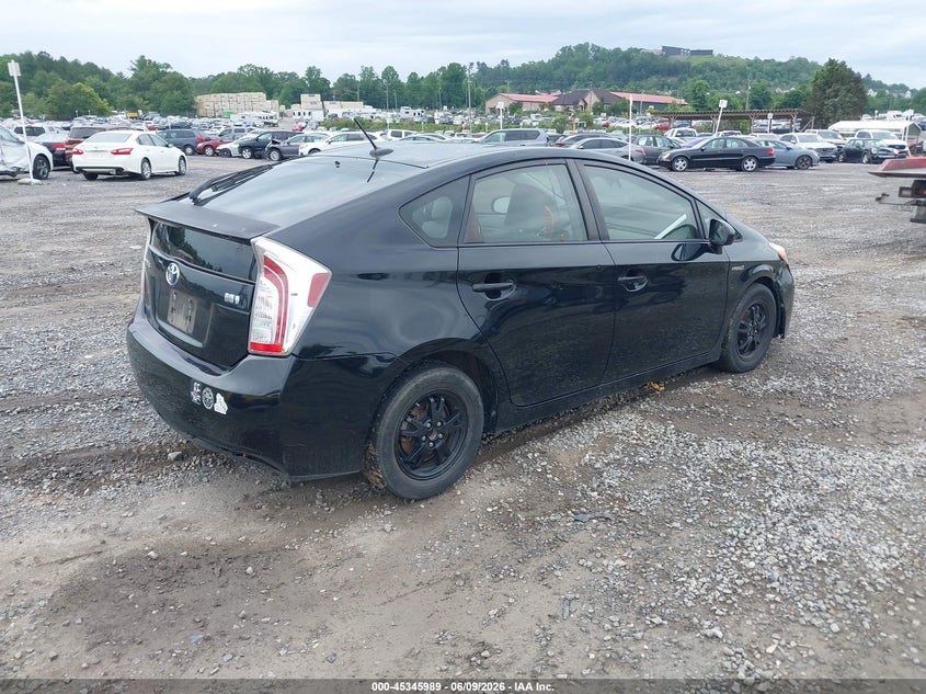 Vin: jtdkn3du7c5406860, lot: 45843936, toyota prius three 20124
