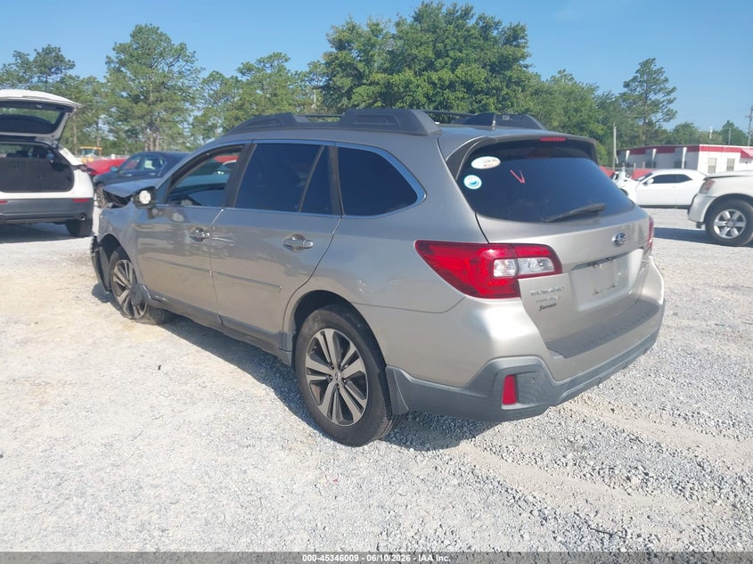 Vin: 4s4bsenc9j3275333, lot: 45843956, subaru outback 3.6r limited 20183