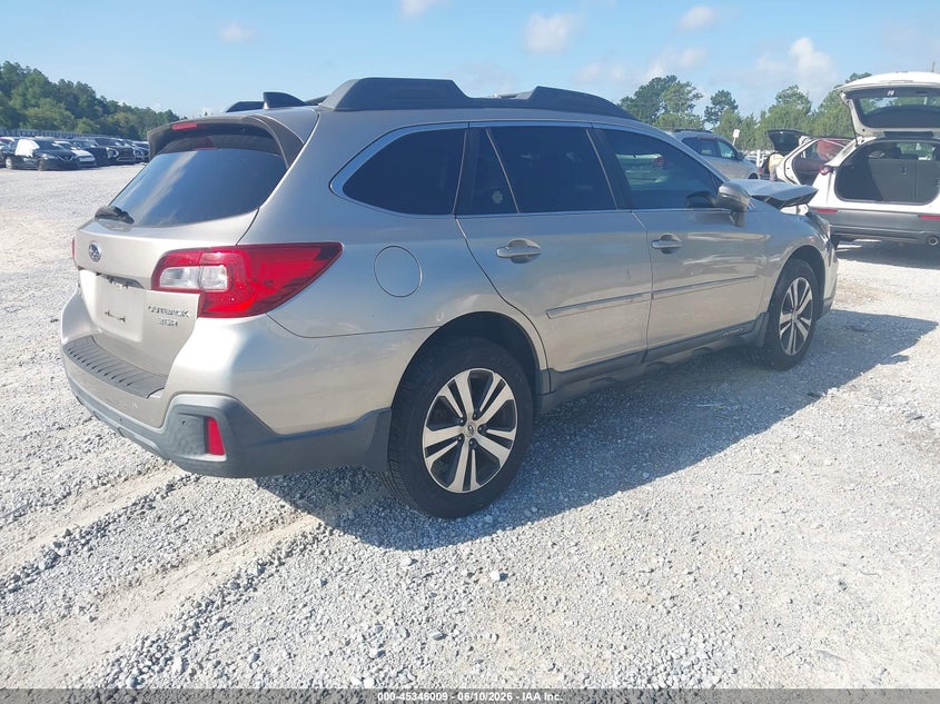 Vin: 4s4bsenc9j3275333, lot: 45843956, subaru outback 3.6r limited 20184