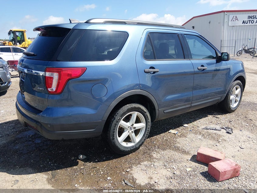 Vin: 1fm5k8b88jgc45375, lot: 45843958, ford explorer 20184