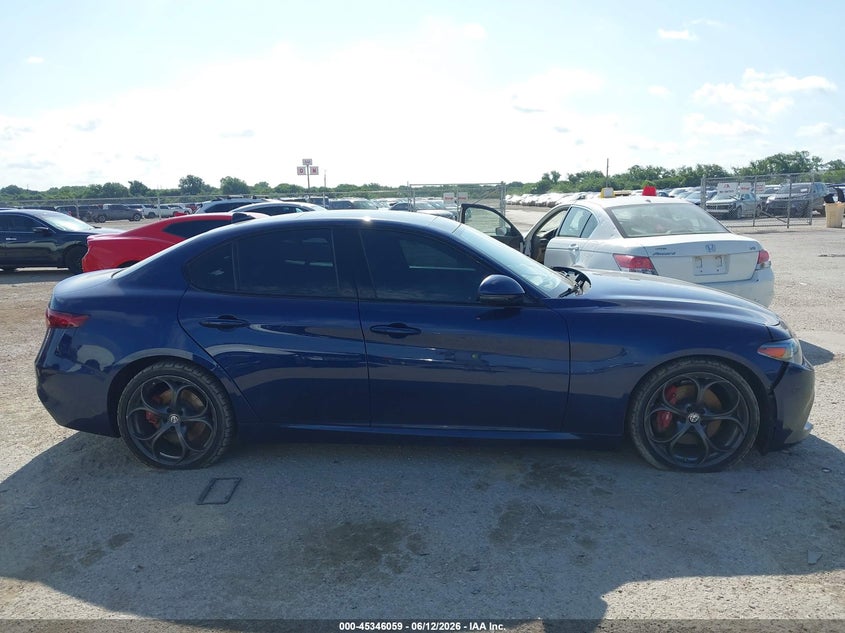 2018 Alfa Romeo Giulia Ti Sport VIN: ZARFAECN8J7577448 Lot: 45346059