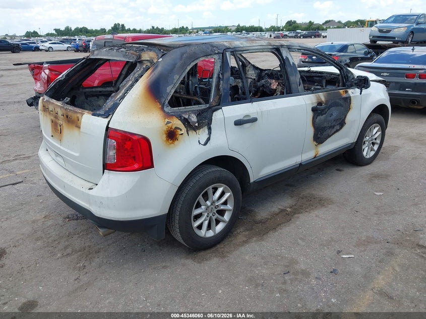 Vin: 2fmdk3gc0dbb36934, lot: 45844007, ford edge se 20134
