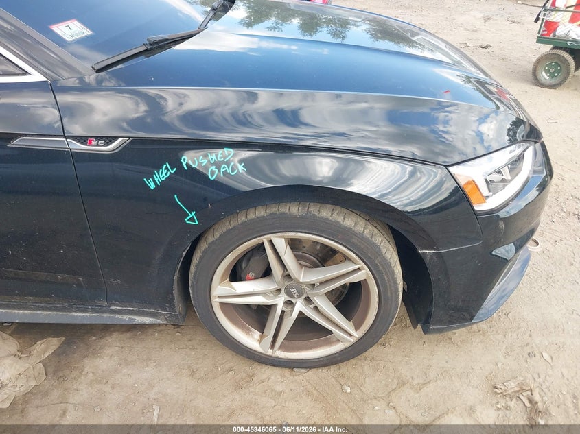2019 Audi S5 3.0T Premium VIN: WAUA4CF51KA065219 Lot: 45346065