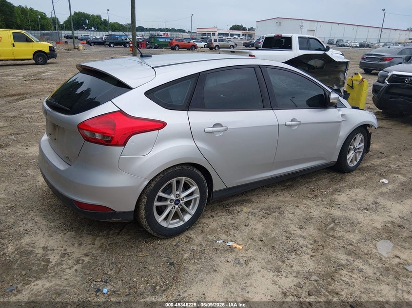 Vin: 1fadp3k28gl355428, lot: 45844172, ford focus se 20164