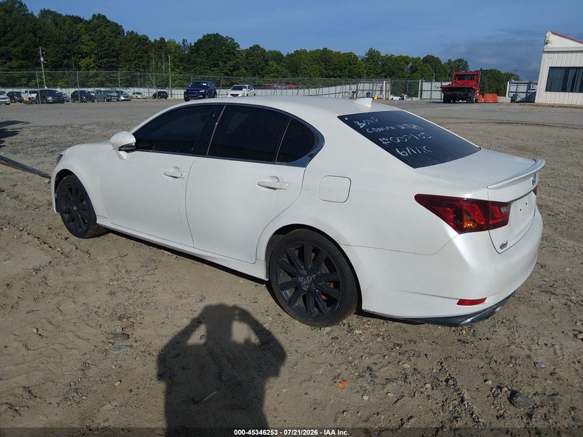 Vin: jthce1bl8fa007905, lot: 45844200, lexus gs 350 20153