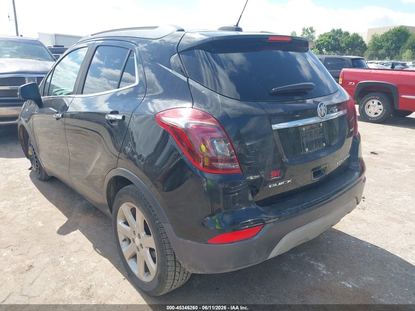 Vin: kl4cjbsb0hb053358, lot: 45844207, buick encore preferred ii 20173