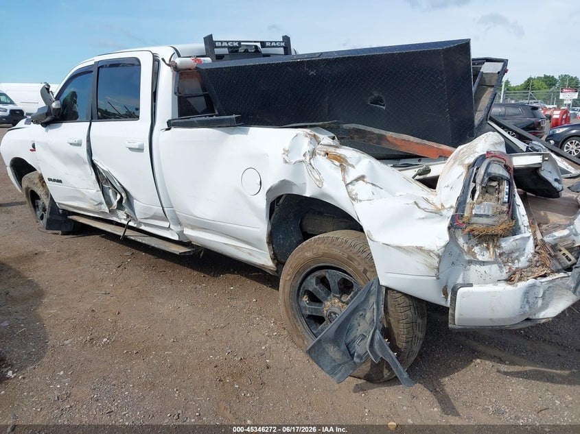 Vin: 3c6ur5jlxng114997, lot: 45844219, ram 2500 big horn  4x4 8' box 20223