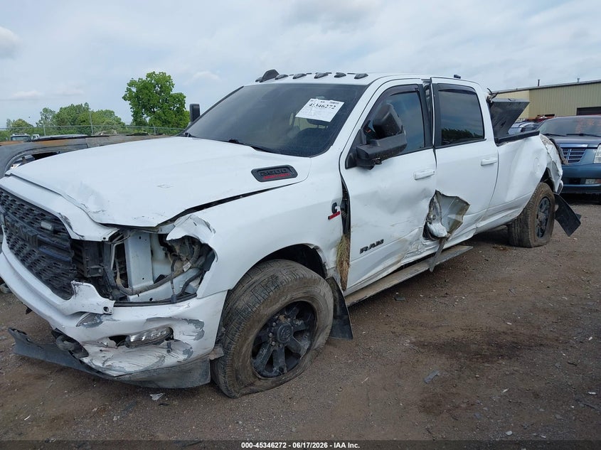2022 Ram 2500 Big Horn 4X4 8' Box VIN: 3C6UR5JLXNG114997 Lot: 45346272
