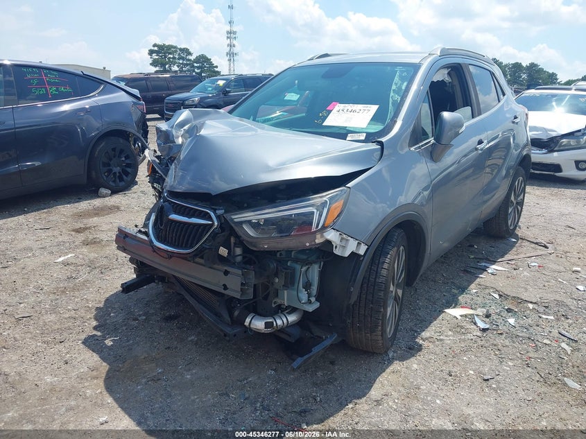 Vin: kl4cjcsm1kb772228, lot: 45844224, buick encore fwd essence 20192