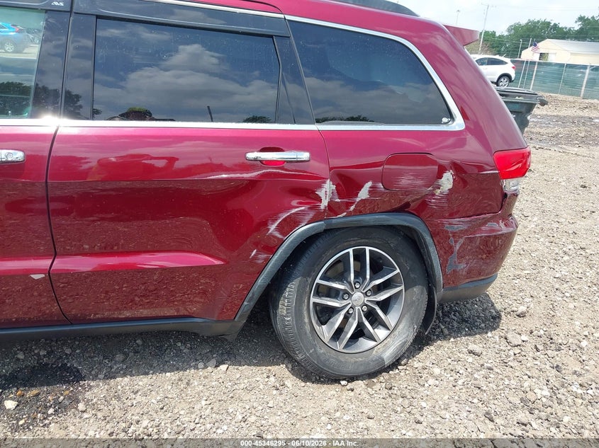 2017 JEEP GRAND CHEROKEE SPORT UTILITY VEHICLE 3.6L V-6 DOHC, VVT, 293HP