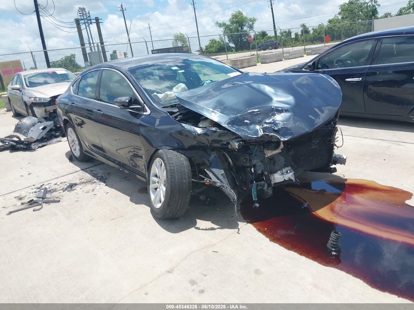 2016 CHRYSLER 200 SEDAN 2.4L I-4 VVT, 184HP