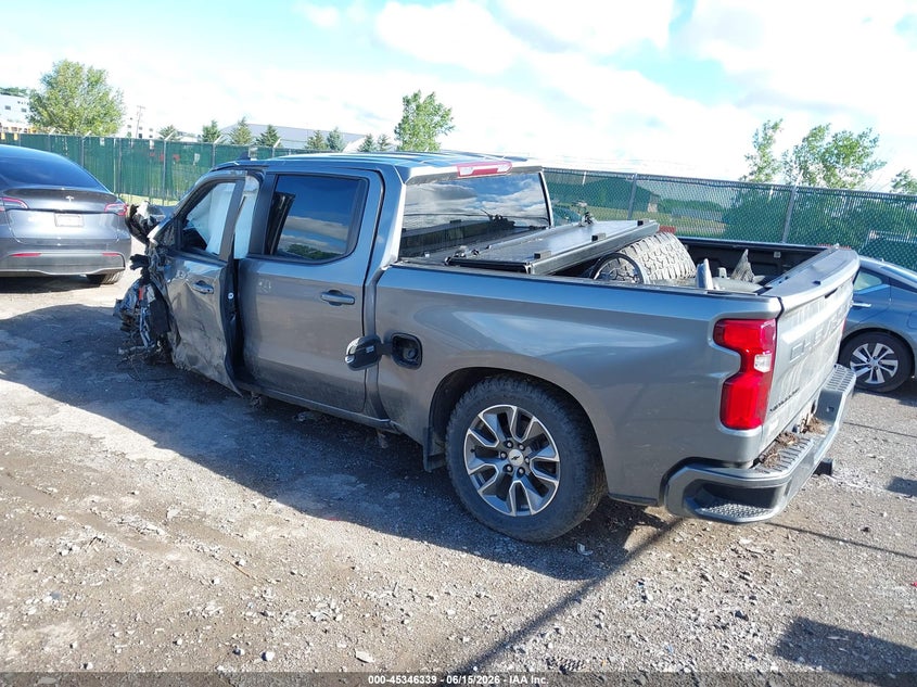 2021 CHEVROLET SILVERADO 1500 5.3L V-8 DI, VVT, 35(VIN: 1GCUYEED5MZ403573
