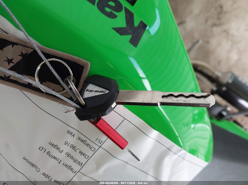 2025 Kawasaki Zx636 K VIN: JKBZXJJ14SA023381 Lot: 45346395