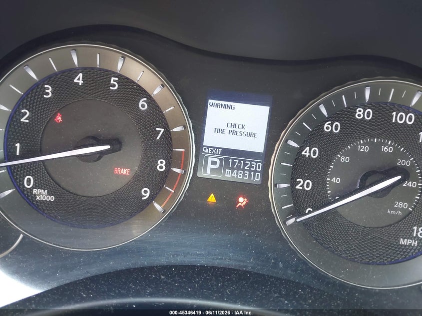 2013 Infiniti M37X VIN: JN1BY1AR1DM600693 Lot: 45346419