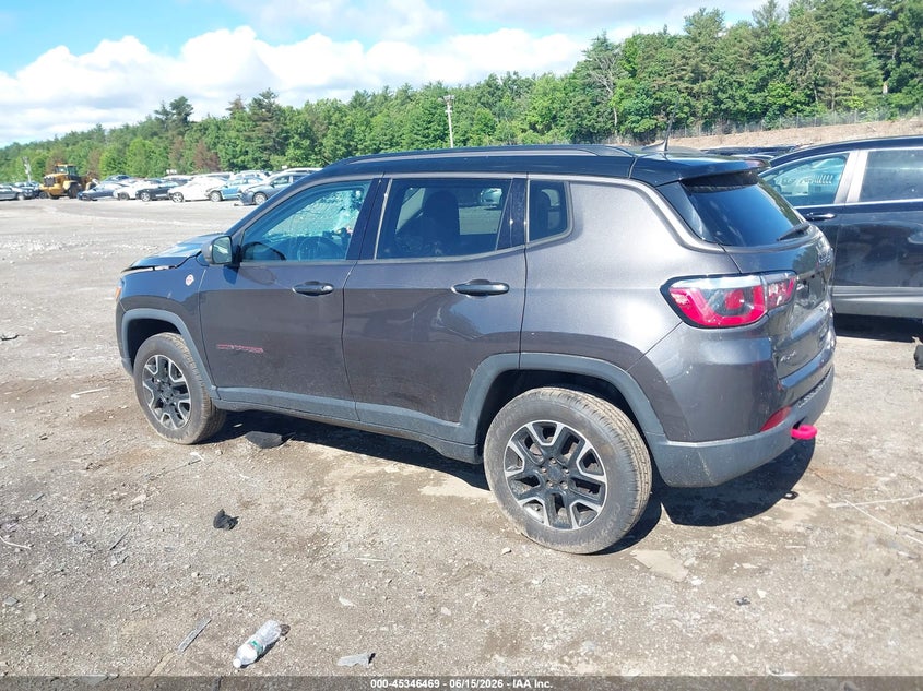 Vin: 3c4njddb7lt137806, lot: 45844416, jeep compass trailhawk 4x4 20203