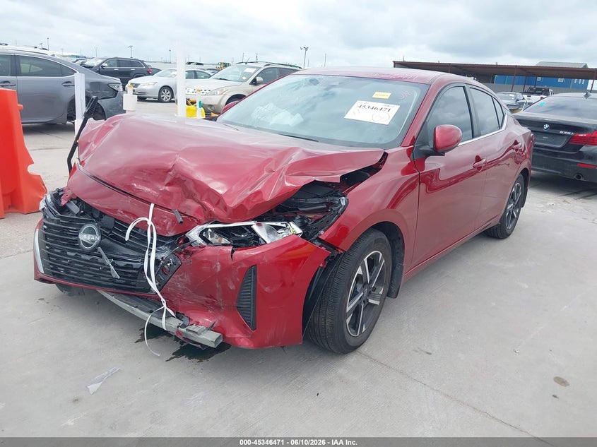 2025 NISSAN SENTRA auction photo 2