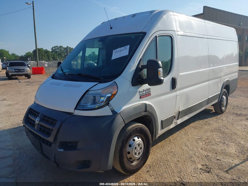 Vin: 3c6urvjg7he537104, lot: 45844472, ram promaster 3500 cargo van high roof 159 wb ext 20172