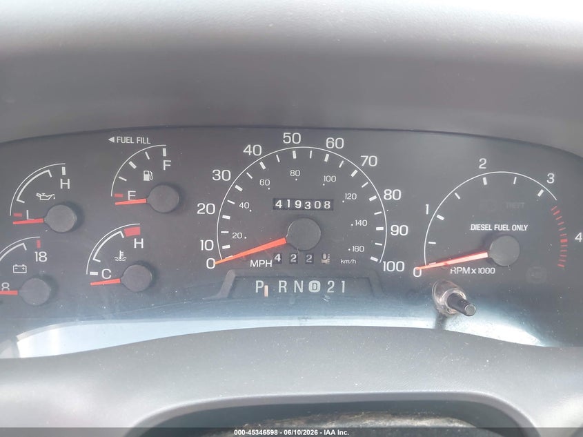 2001 Ford F-250 Lariat/Xl/Xlt VIN: 3FTNW21F81MA06033 Lot: 45346598