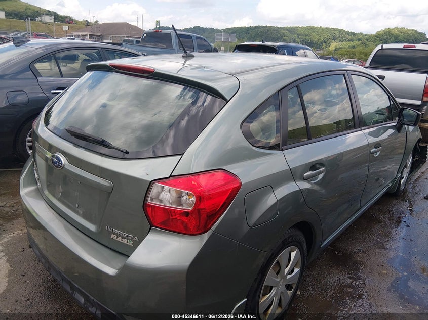 Vin: jf1gpaa6xfh308361, lot: 45844558, subaru impreza 2.0i 20154