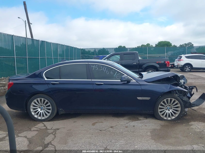 BMW 750 2012 VIN WBAKC6C58CC396978