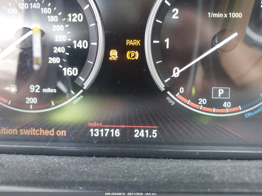 BMW 750 2012 VIN WBAKC6C58CC396978