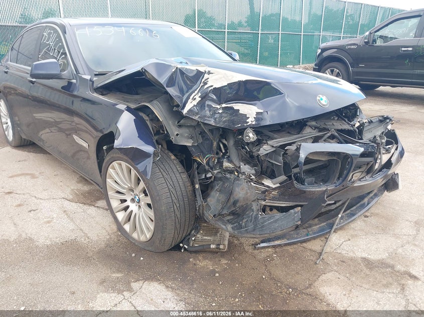 BMW 750 2012 VIN WBAKC6C58CC396978