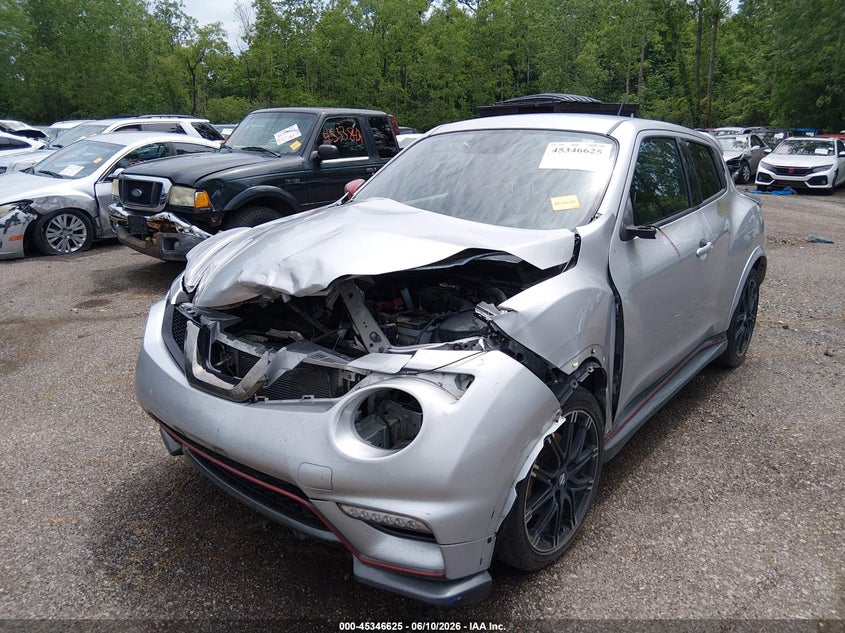 Vin: jn8af5mv2ft563004, lot: 45844572, nissan juke nismo 20152