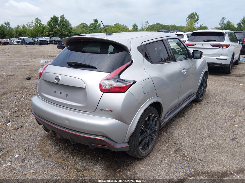 Vin: jn8af5mv2ft563004, lot: 45844572, nissan juke nismo 20154