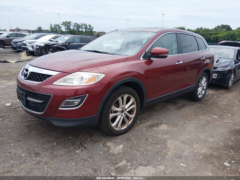 Vin: jm3tb3dv5c0357149, lot: 45844586, mazda cx-9 grand touring 20122