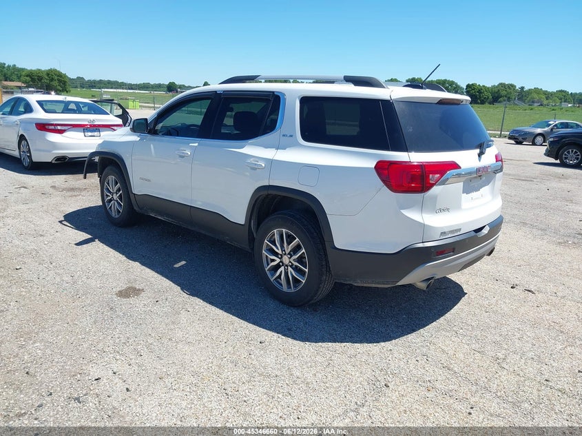Vin: 1gkknlls9hz193754, lot: 45844607, gmc acadia sle-2 20173