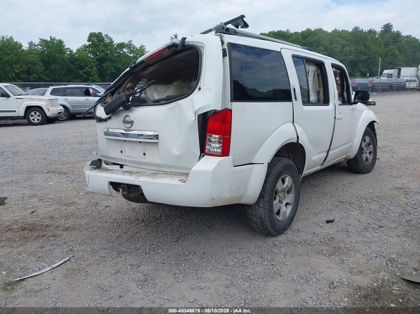 Vin: 5n1ar1nb1cc600244, lot: 45844623, nissan pathfinder s 20124