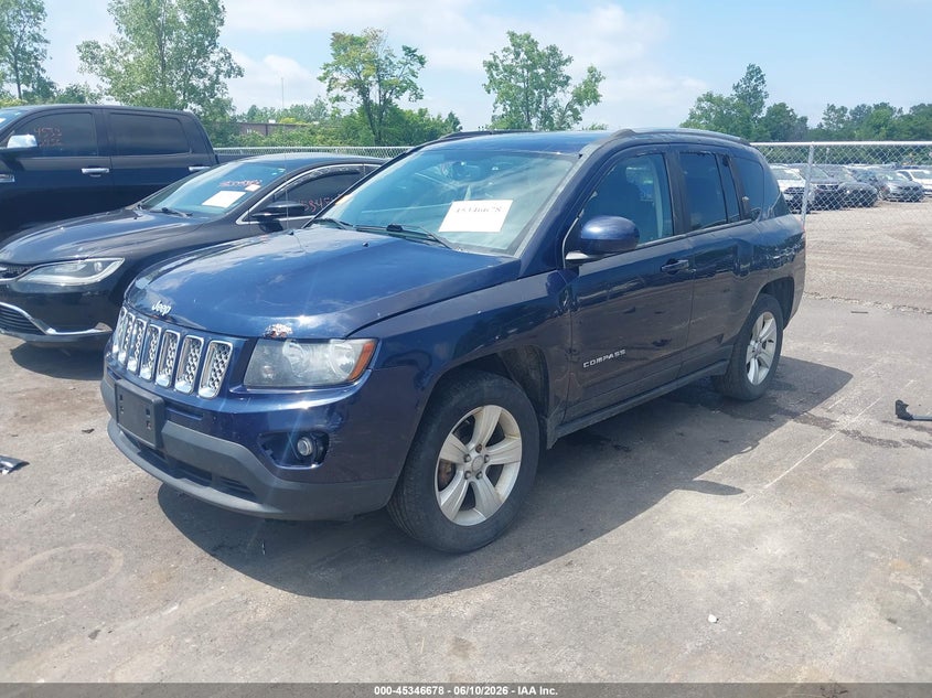 Vin: 1c4njceb9ed660052, lot: 45844626, jeep compass latitude 20142