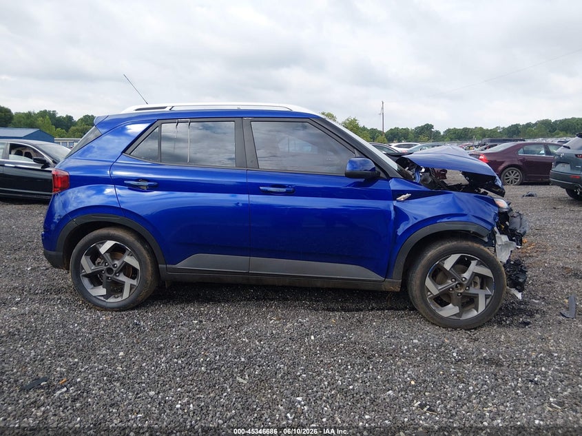 2023 Hyundai Venue Sel VIN: KMHRC8A35PU266084 Lot: 45346686