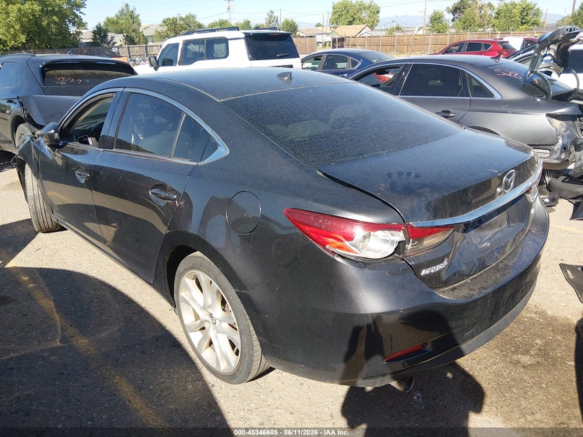 Vin: jm1gj1v6xf1164891, lot: 45844633, mazda mazda6 i touring 20153
