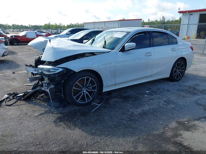 Vin: 3mw5r1j00l8b23028, lot: 45844637, bmw 330i 20202