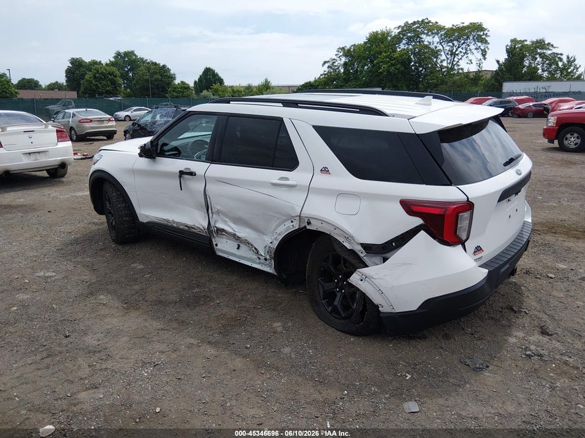 Vin: 1fmsk8jh8pgc28542, lot: 45844643, ford explorer timberline 20233
