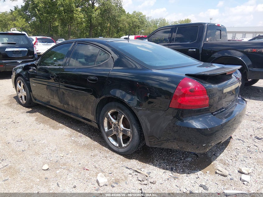PONTIAC GRAND PRIX 2008 VIN 2G2WC55CX81172963