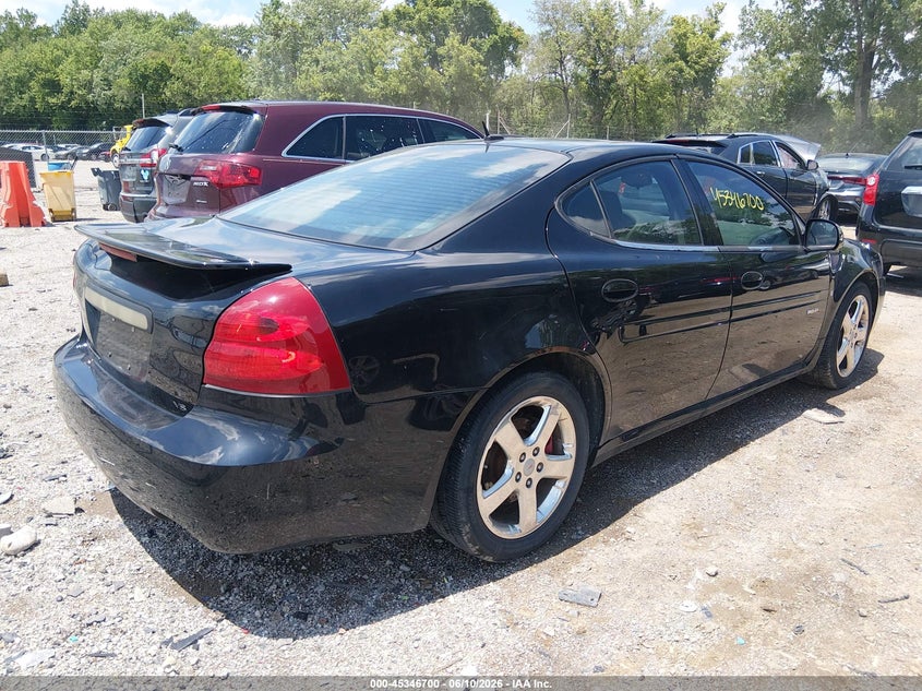 PONTIAC GRAND PRIX 2008 VIN 2G2WC55CX81172963