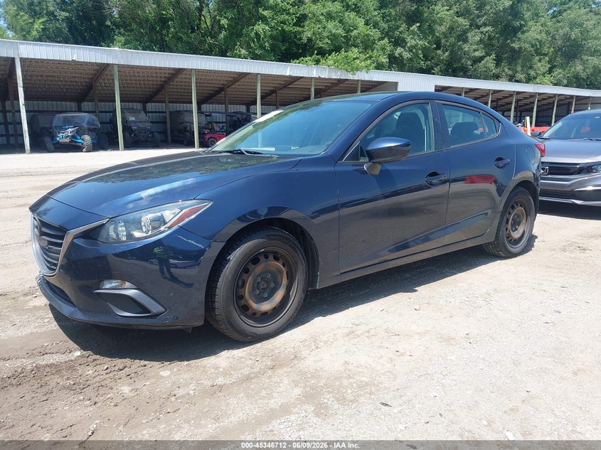 Vin: 3mzbm1t78gm316617, lot: 45844659, mazda mazda3 i sport 20162