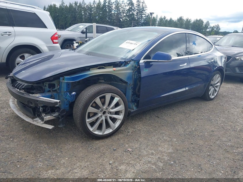 2020 TESLA MODEL 3 auction photo 2