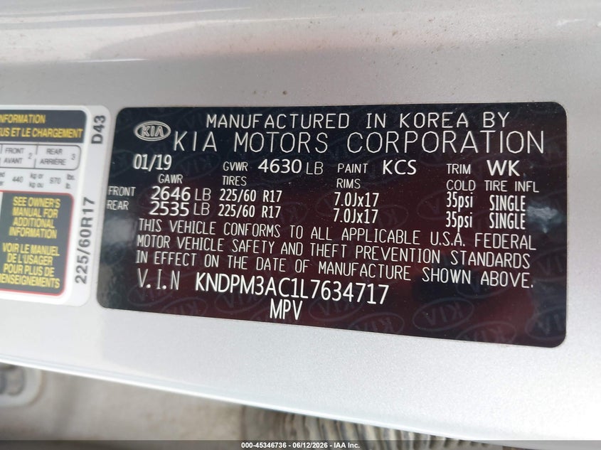 2020 KIA SPORTAGE LX — Фото 9