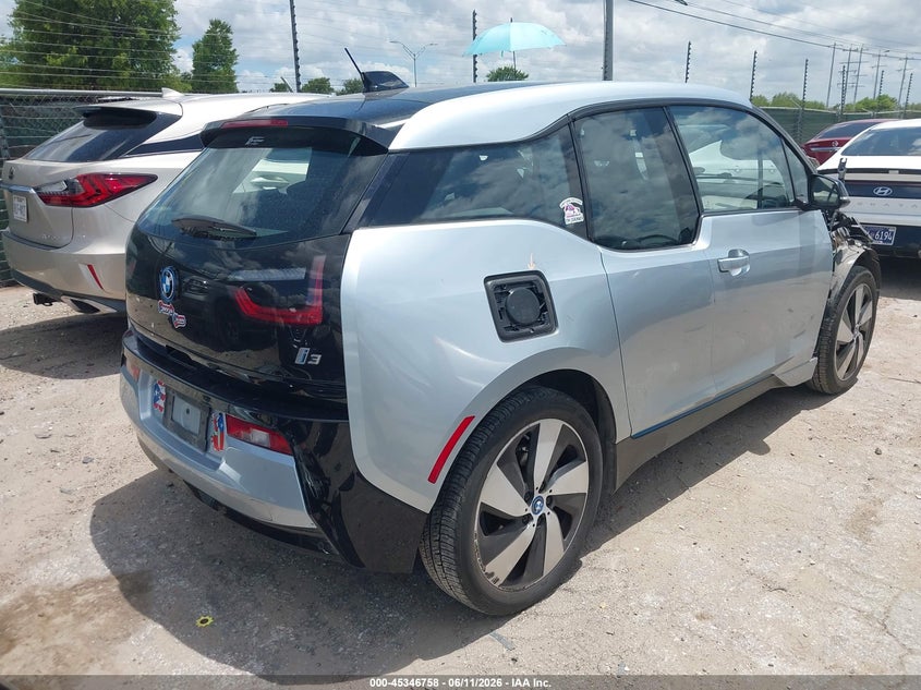 Vin: wby1z8c37hv892095, lot: 45844705, bmw i3 94 ah w/range extender 20174