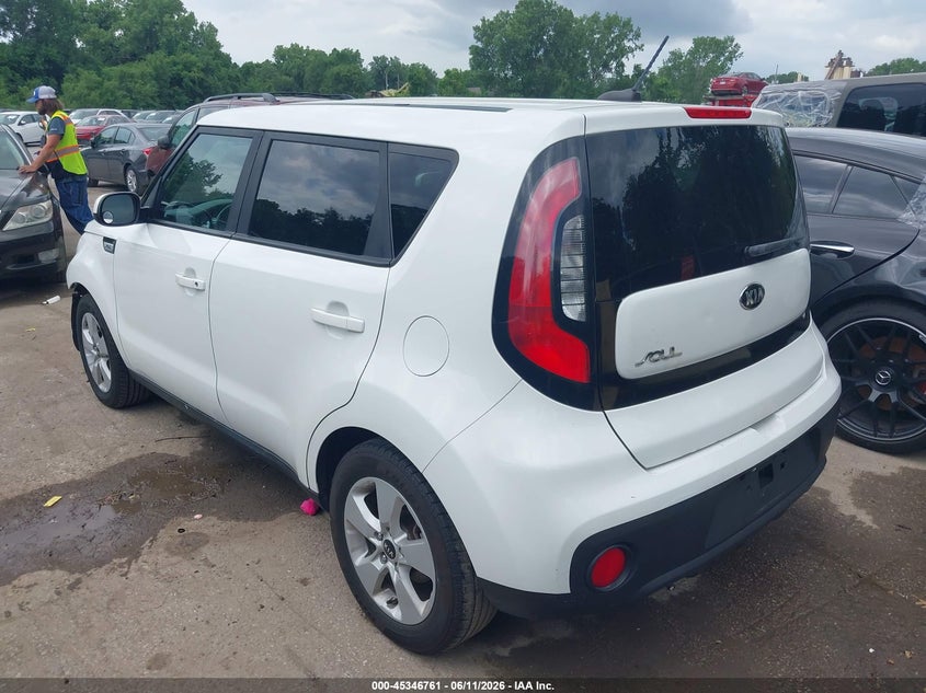 Vin: kndjn2a25h7422138, lot: 45844708, kia soul 20173
