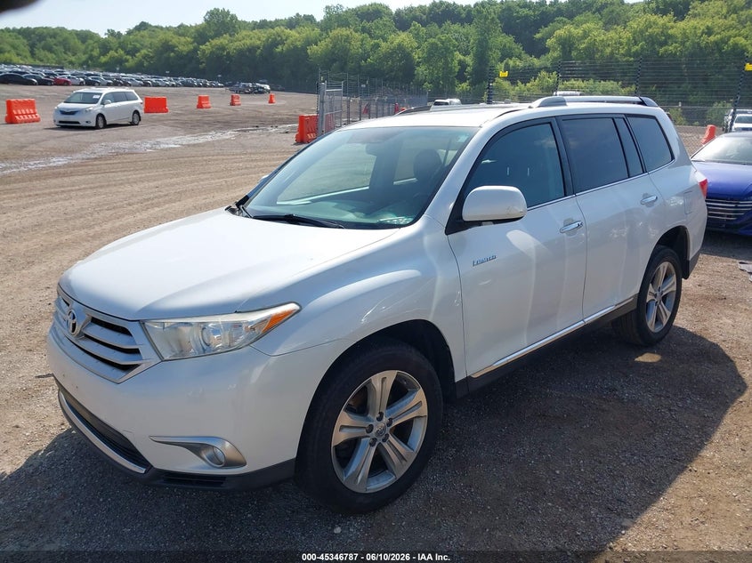 Vin: 5tddk3eh5cs157066, lot: 45844734, toyota highlander limited v6 20122