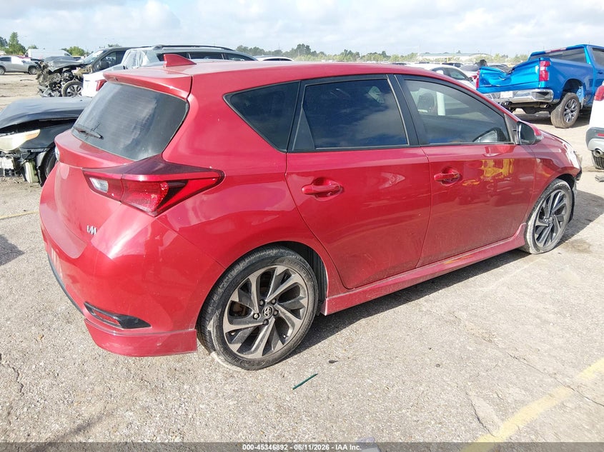 Vin: jtnkarjexjj567957, lot: 45844839, toyota corolla im 20184
