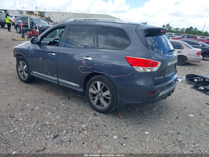 Vin: 5n1ar2mn8dc632675, lot: 45844895, nissan pathfinder platinum 20133