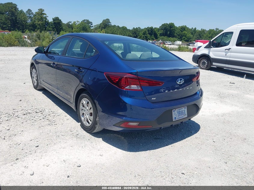 Vin: 5npd74lf2lh615872, lot: 45844901, hyundai elantra se 20204